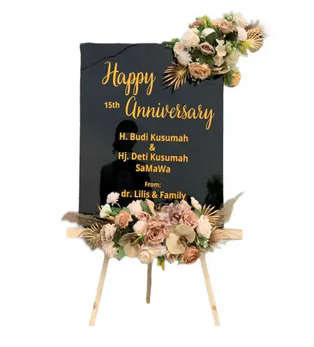 Papan Bunga Akrilik Meger